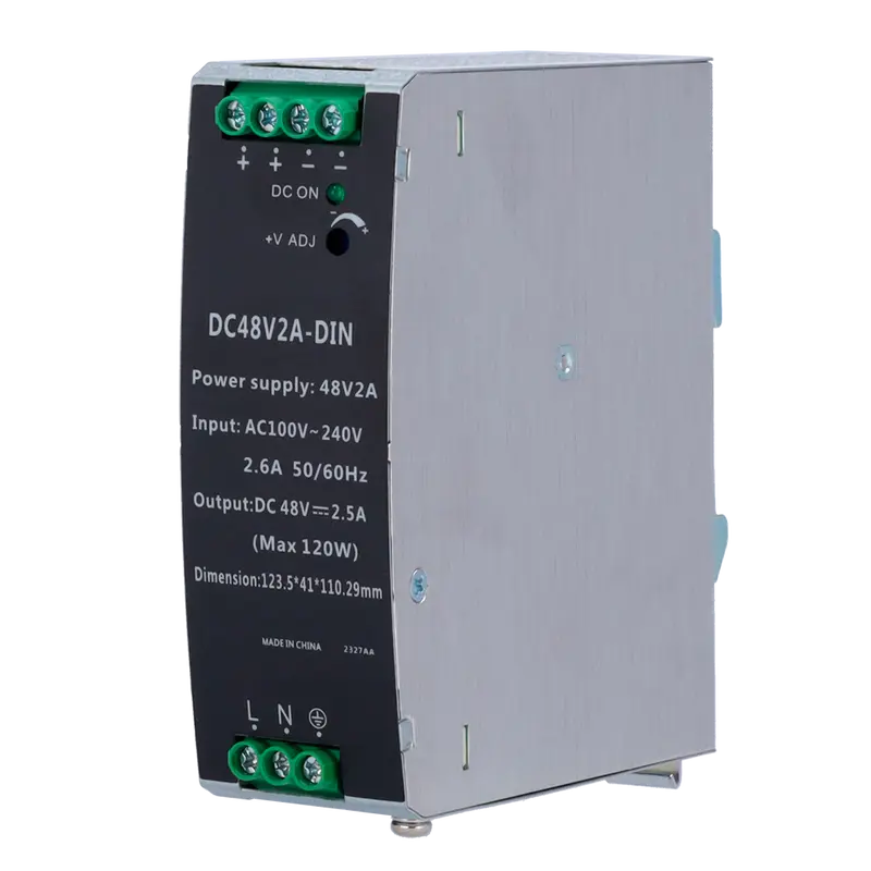 MARCA BLANCA DC48V2A-DIN - Fuente de alimentación industrial - Potencia máxima de salida eficiente de 120W