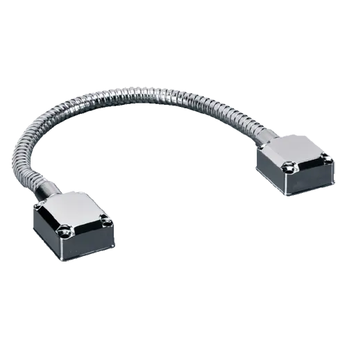 MARCA BLANCA DLK-401 - Pasacables para puertas - Tubo flexible - Material metálico - Protege cables de daños