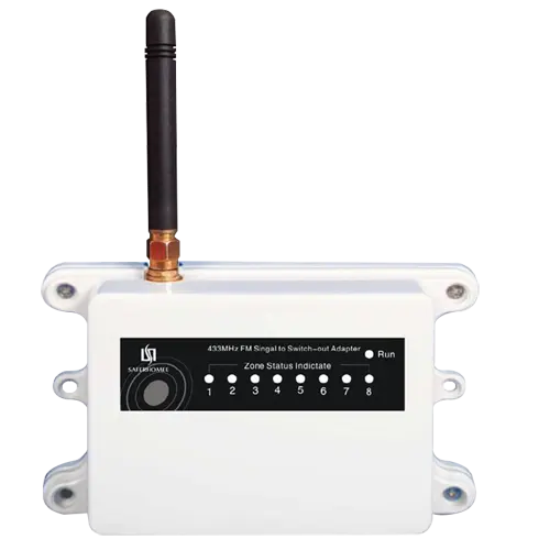 MARCA BLANCA IB-SH-REC-4 - Receptor de barreras solares infrarrojas - 4 entradas inalámbricas - 4 salidas cableadas