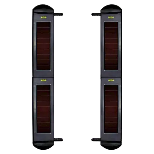 MARCA BLANCA IBS-SH-100-4 - Detector de barrera solar por infrarrojos - Completamente inalámbrica - 4 haces