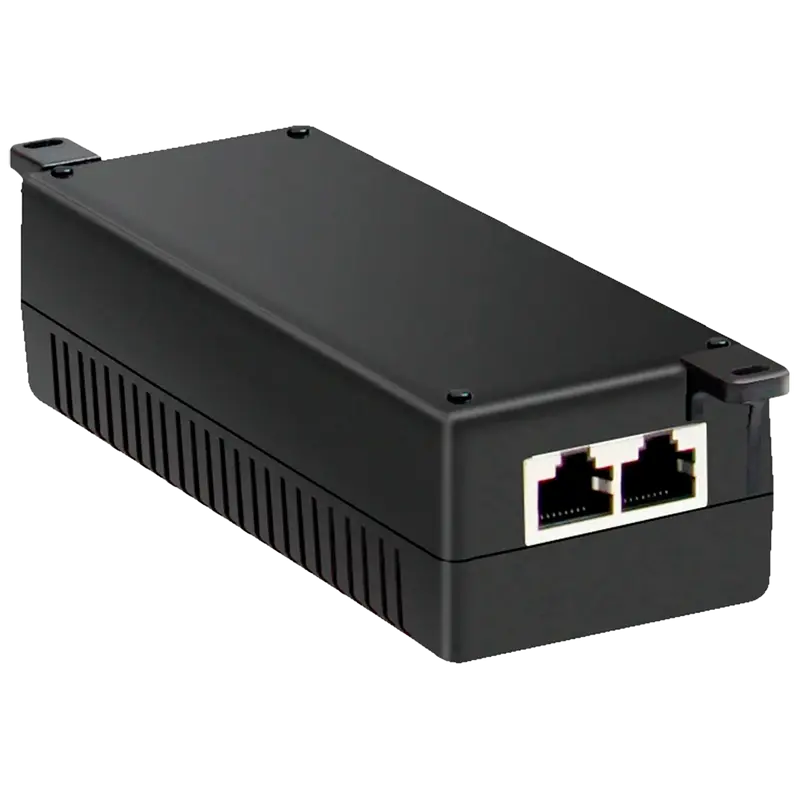 MARCA BLANCA INJ-POE-30W-V2 - Inyector PoE Gigabit de alto rendimiento. - Soporta estándares IEEE 802.3af/at.