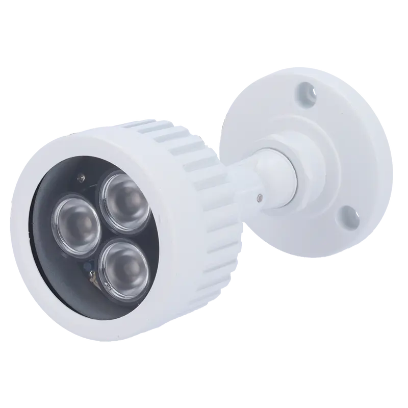 MARCA BLANCA IR40 - Foco infrarrojo de alcance 50m - Iluminación por LEDs - 60° de apertura - 3 leds Ø10
