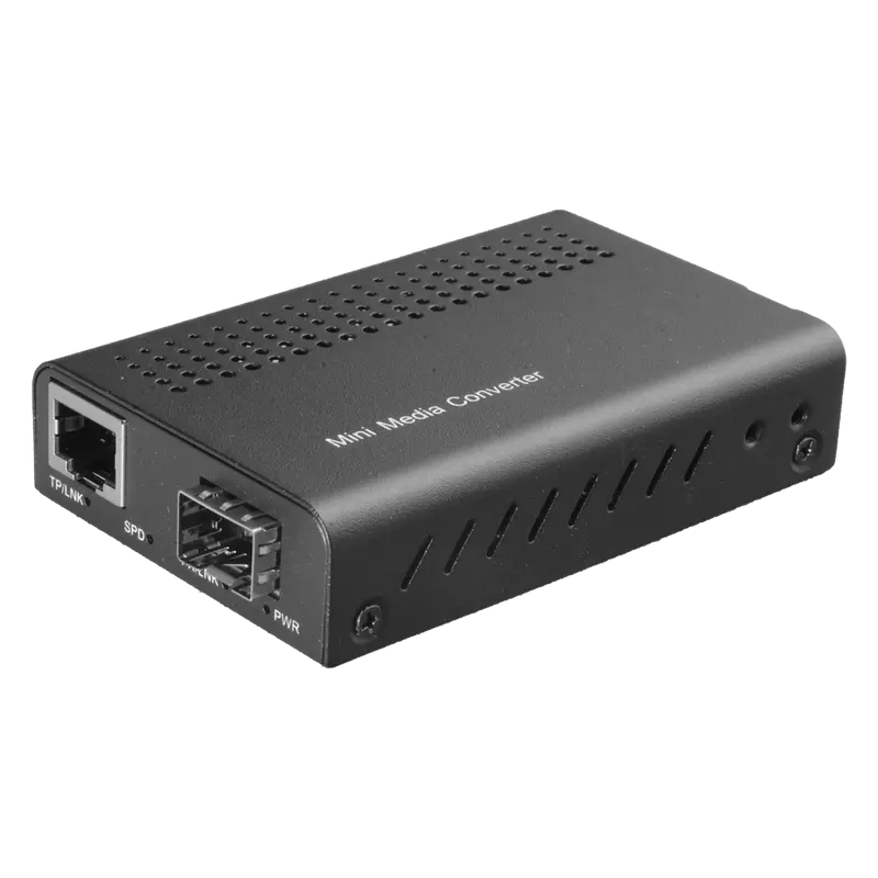 MARCA BLANCA MC1FE-SFP - Conversor de medios Fast Ethernet con 1x RJ45 y 1x SFP - Interfaz de cobre 10/100 Base-TX