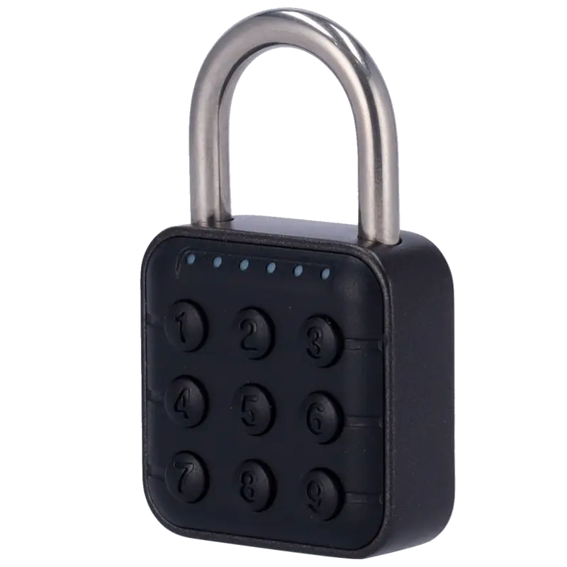 MARCA BLANCA PADLOCK-KBT-APP - Candado inteligente Bluetooth - Apertura mediante PIN y APP - Capacidad 200 contraseñas