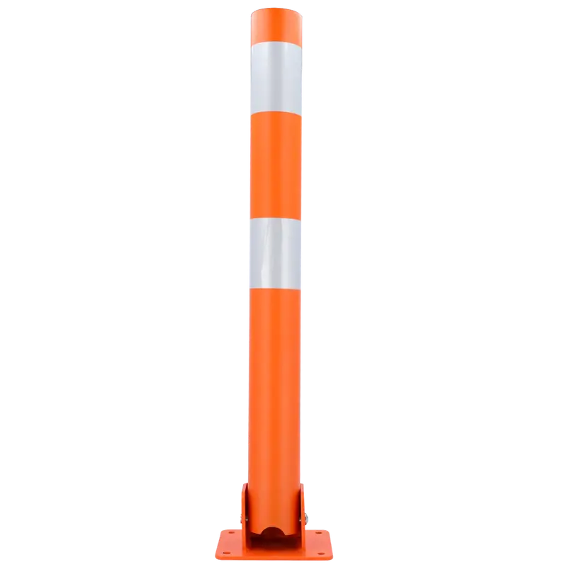 MARCA BLANCA PB-PL301-MANUAL - Barrera de estacionamiento personal - Accionamiento manual - Diseño de bolardo cilíndrico