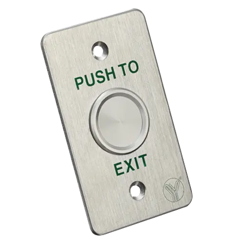 MARCA BLANCA PBS-820B - Botón de salida - Tipo piezoeléctrico - Apto para exterior IP68 - NO/COM - Empotrado o supeficie