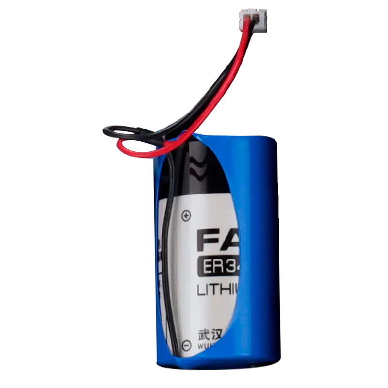 MARCA BLANCA Pila ER34615H - Alean - Litio Li-SOCl2 no recargable - Tensión 3.6V - Retráctill Molex 5284 - Capacidad nominal 19000mAh