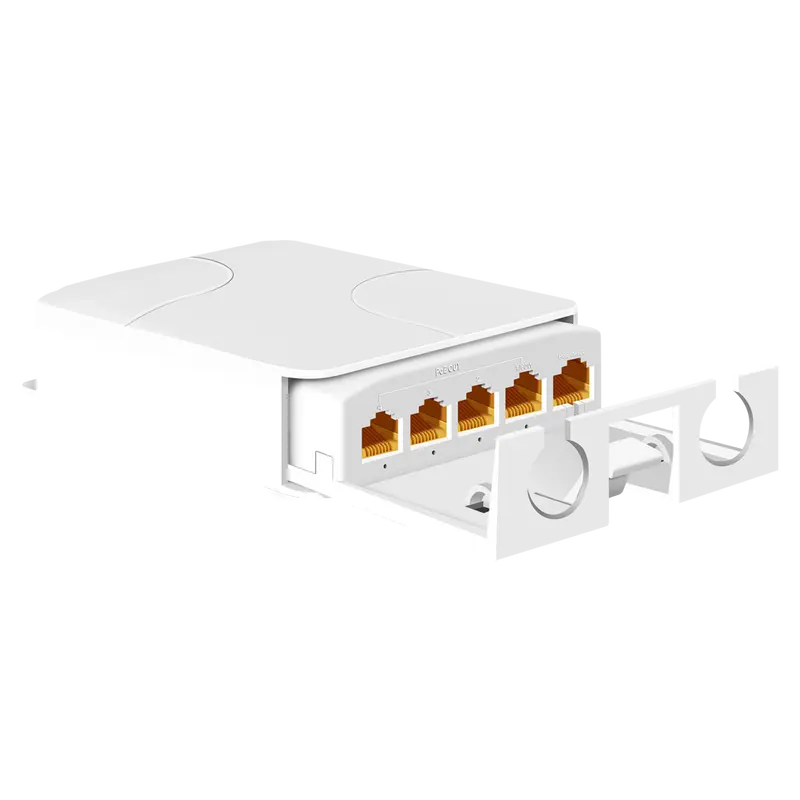 MARCA BLANCA POEXT-4GE-OUT - POE extender outdoor - Permite ampliar el alcance de la alimentación POE - IEEE 802.3 af/at/bt