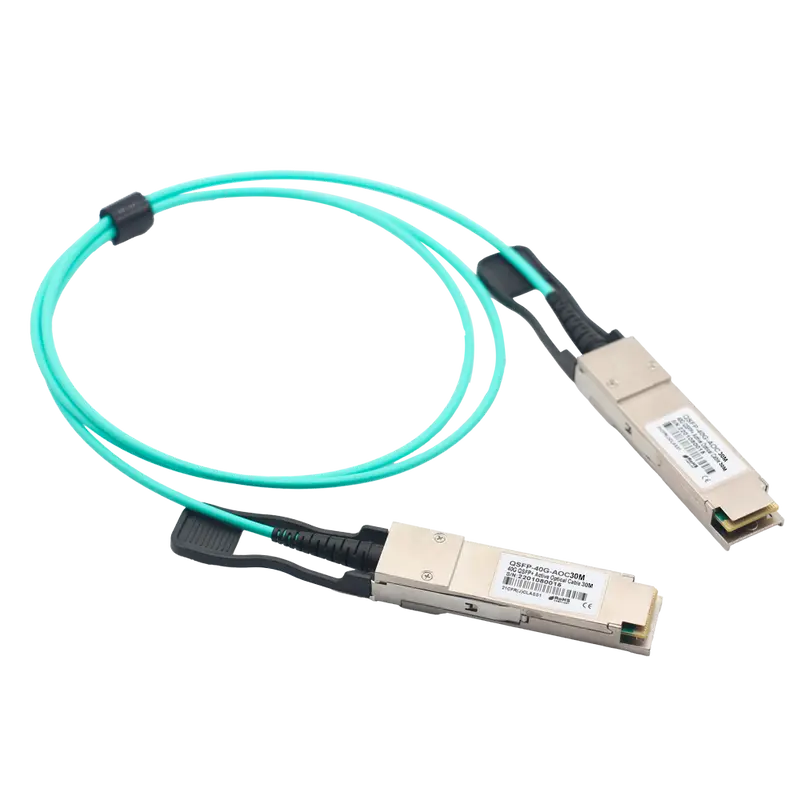 MARCA BLANCA QSFP-40G-AOC-30M - Cable de conexión directa QSFP+ activo - Tasa de velocidad de datos de hasta 40Gbps