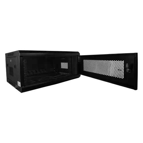 MARCA BLANCA RACK-4U-MESH - Armario rack para cualquier equipo de red - Capacidad para instalar equipos de hasta 4U
