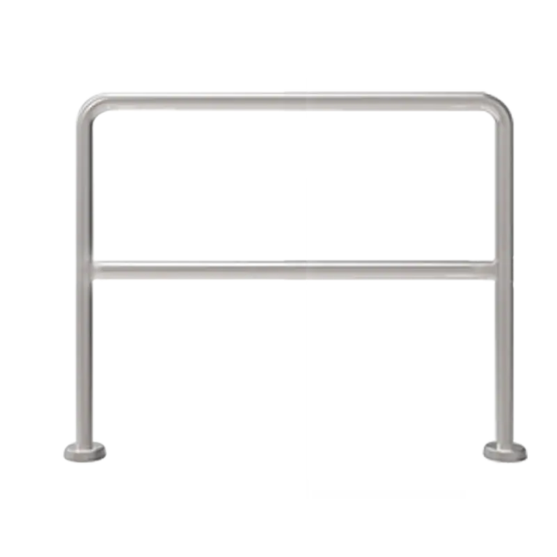 MARCA BLANCA TS-HANDRAIL-120 - Cerramiento de acero inoxidable - Compatible con tornos - Restricción del paso