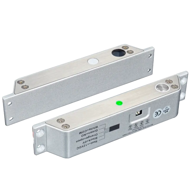 MARCA BLANCA YB-500IN-LED - Cerradura de seguridad electromecánica - Modo apertura Fail Safe (NC) - Fuerza de retención 1000 kg