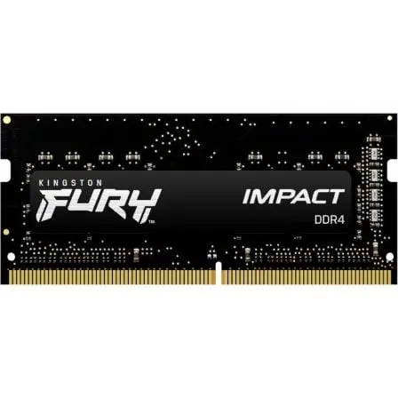Memoria RAM Kingston FURY Impact 16GB/ DDR4/ 3200MHz/ 1.2V/ CL20/ SODIMM