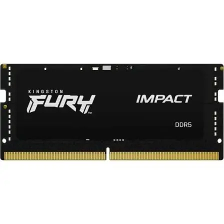 Memoria RAM Kingston FURY Impact 16GB/ DDR5/ 5600MHz/ 1.1V/ CL40/ SODIMM