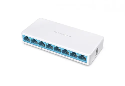 Mercusys MS108 switch Gestionado Fast Ethernet (10/100) Blanco