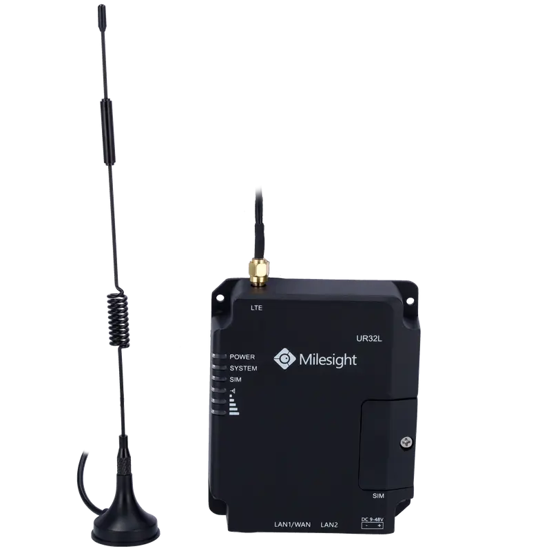MILESIGHT MS-UR32L-L04EU-P - Milesight Router Industrial 4G Lite - Soporte PoE (Power over Ethernet) integrado