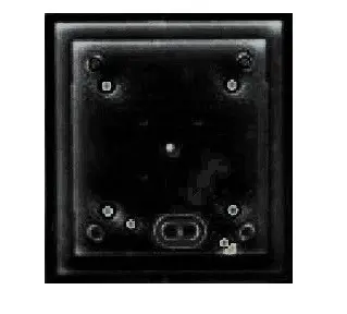 MOBOTIX SINGLE ON-WALL-HOUSING, BLACK (P/N