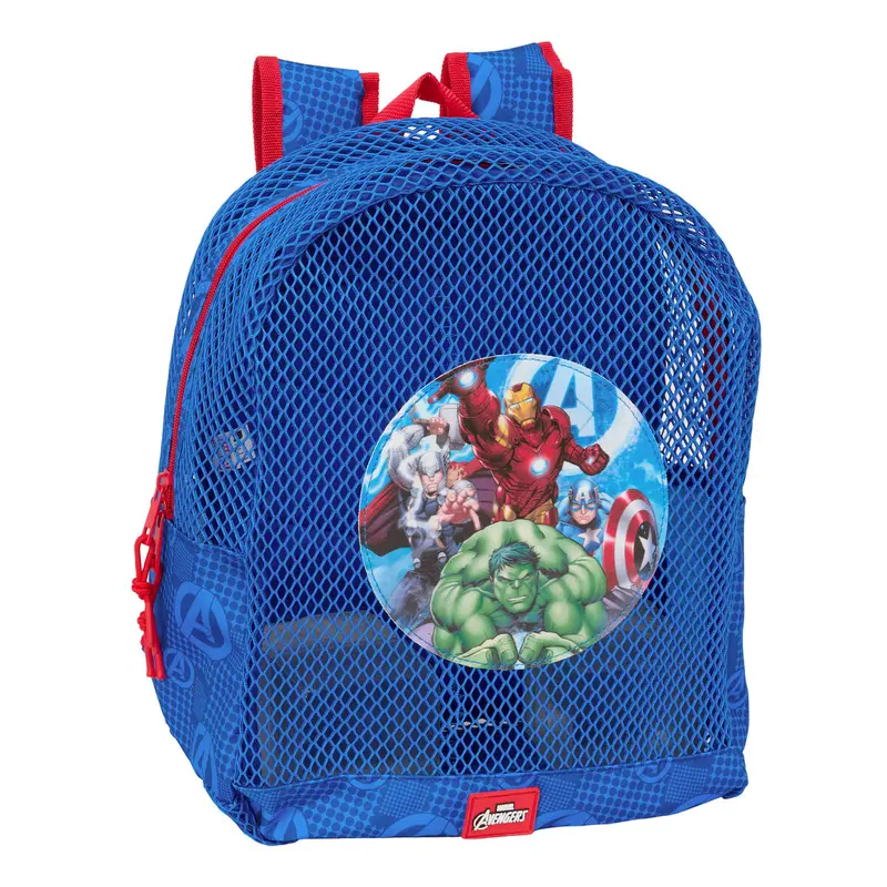 Mochila para la playa The Avengers Azul 30,5 x 24 x 18 cm Infantil