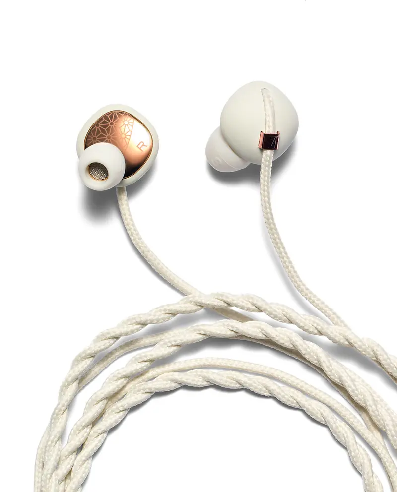 Molami Stitch White & Copper - auriculares intraurales con cable