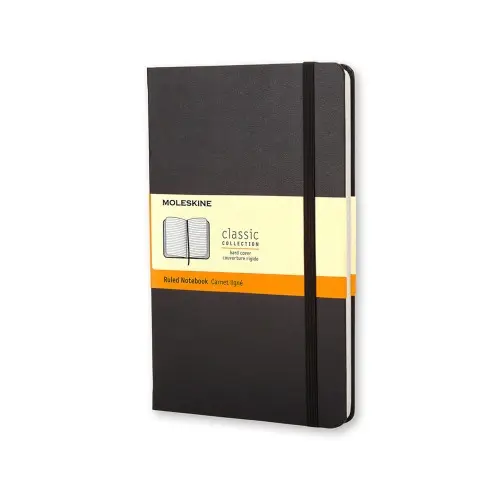 Moleskine LIBRETA CLASICA TAPA DURA NEGRA L (13X21CM) CUADRICULADA MOLESKINE QP061