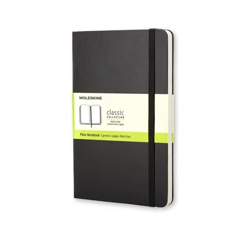 Moleskine LIBRETA CLASICA TAPA DURA NEGRA P (9X14CM) LISA MOLESKINE QP012