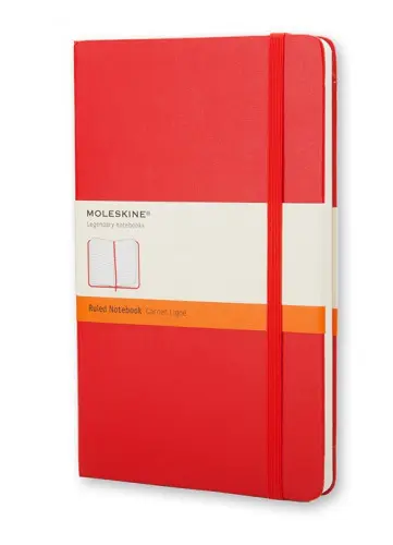 Moleskine LIBRETA CLASICA TAPA DURA ROJA P (9X14CM) RAYADA MOLESKINE MM710R