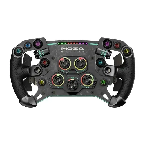 Moza Racing RS056 mando y volante Negro