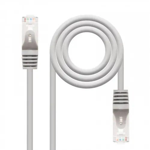 Nanocable 10m Cat6e cable de red Gris F/UTP (FTP)