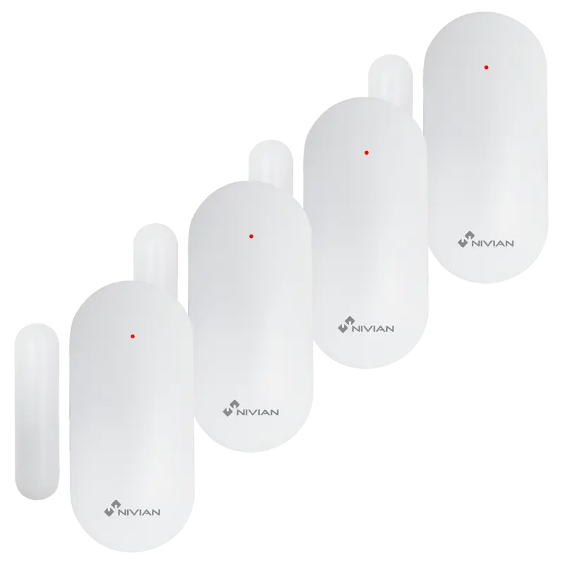 NIVIAN SMART 4XNVS-MAG-SENSOR - Contacto magnético para puertas y ventanas - Instalación con adhesivo de doble cara