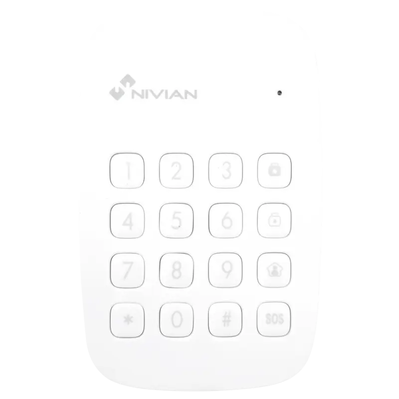 NIVIAN SMART NVS-K1AO1 - Teclado independiente - Lector Tag RFID - Indicador LED - Inalámbrico 433 MHz
