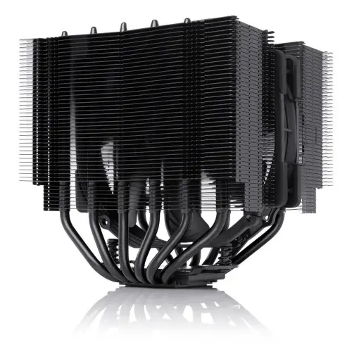 NOCTUA COOLER CPUNOCTUA NH-D15S CHROMAX.BLACK, 6 HEATPIPES DUAL TOWER, 1X NF-A15 140MM FAN PWM, LGA1851, LGA1700, LGA1200, LGA1151, AM5, AM4