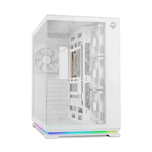 NOX Hummer GALAXY| Semitorre ATX compacta tira ARGB Ne (NXHUMMERGALAXYWH)