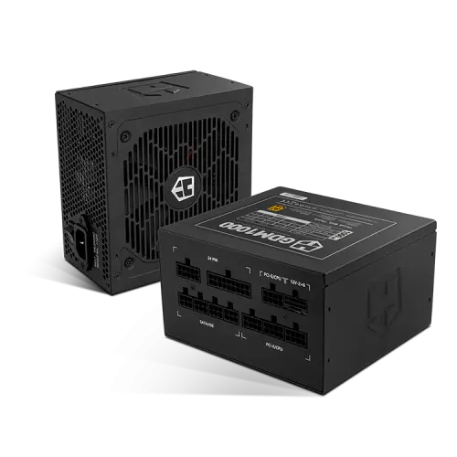 NOX Hummer GDM 1000W GOLD unidad de fuente de alimentación 20+4 pin ATX ATX Negro