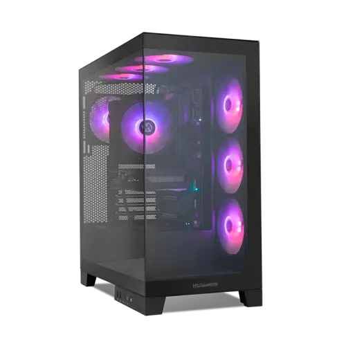 NOX Hummer Glock Black Midi Tower Negro