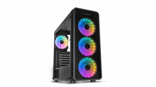 NOX Hummer TGM Midi Tower Negro