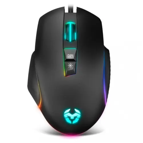 NOX Krom Keos ratón USB tipo A Óptico 6400 DPI mano derecha