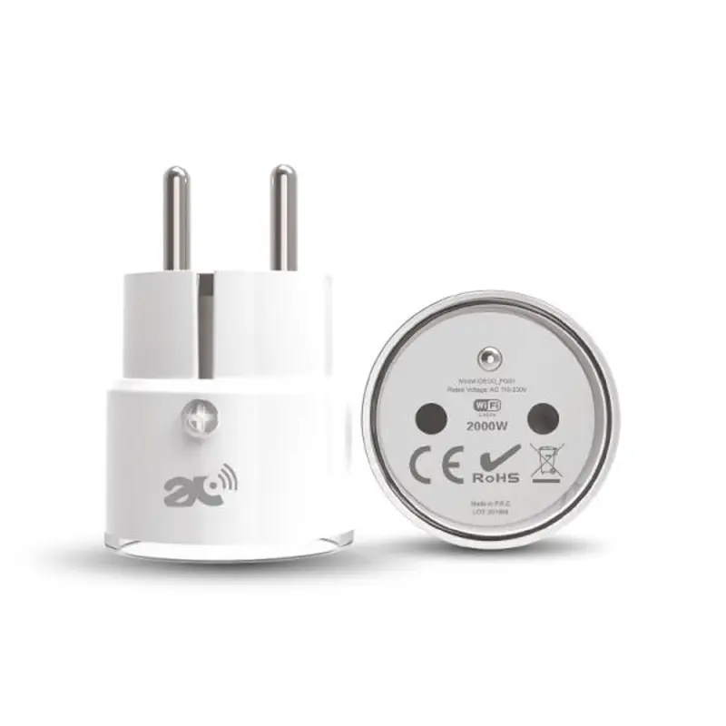 OnEarz Connect OE-OECOPG01SP - enchufe inteligente Wi-Fi blanco