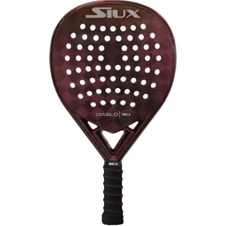 Pala de Pádel Siux Diablo Pro 4 (Tino Libaak)/ Roja