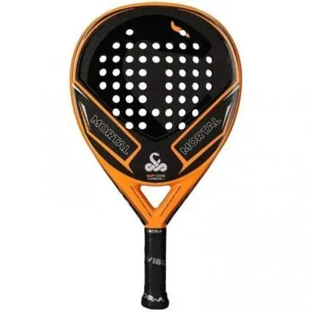 Pala de Pádel VIBOR-A Mortal Carbon 3.0/ Naranja y Negra