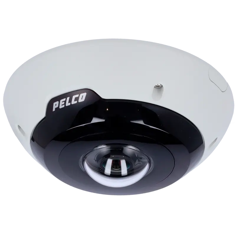 PELCO PL-IMF82-1ERS - Cámara fisheye 8Mpx IR - Montaje en superficie - WDR real 120dB - IP66/67 IK10 - Analíticas de video integradas