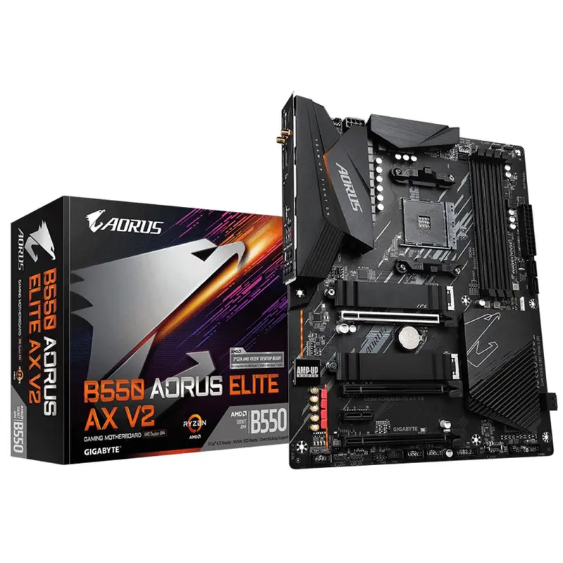 Placa Base Gigabyte B550 AORUS ELITE AX V2 AMD B550 AMD AM4