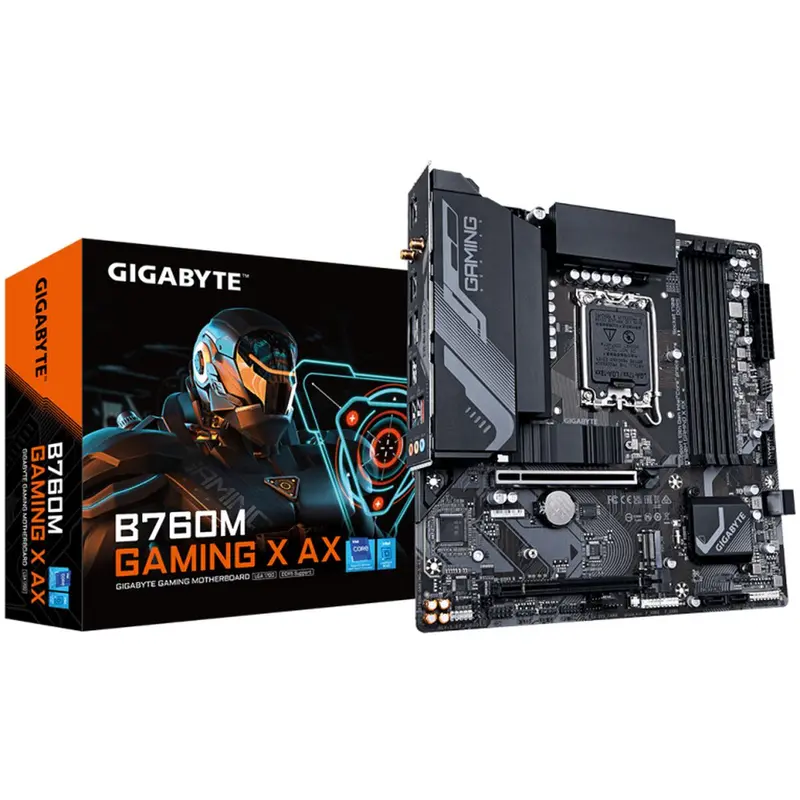 Placa Base Gigabyte B760M GAMING X AX 1.2 INTEL B760 EXPRESS LGA 1700