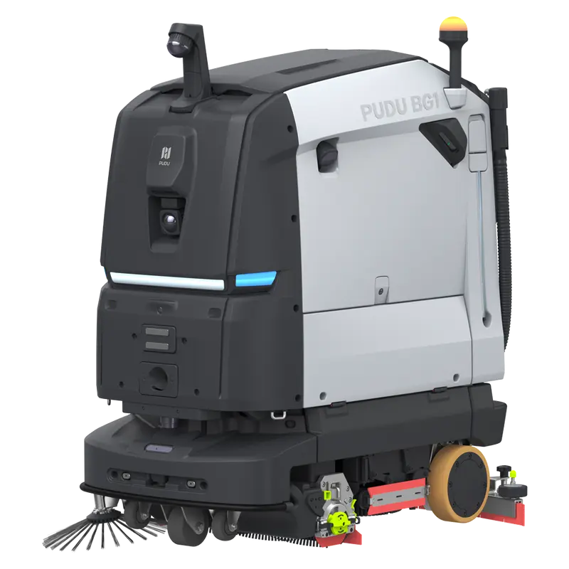 PUDU ROBOTICS PUDU-BG1-PRO - Robot barredor y fregador - Limpieza de bordes extensible - Mantenimiento fácil - Limpieza mágica con IA