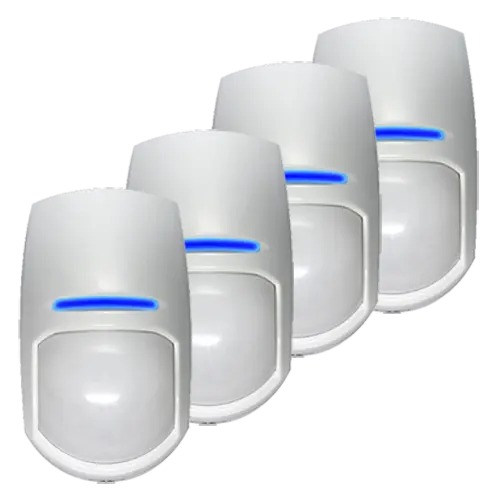 PYRONIX 10XKX15DTAM - Pack de 10 detectores interior - Función AND/OR y Anti-enmascaramiento - Certificado Grado 3