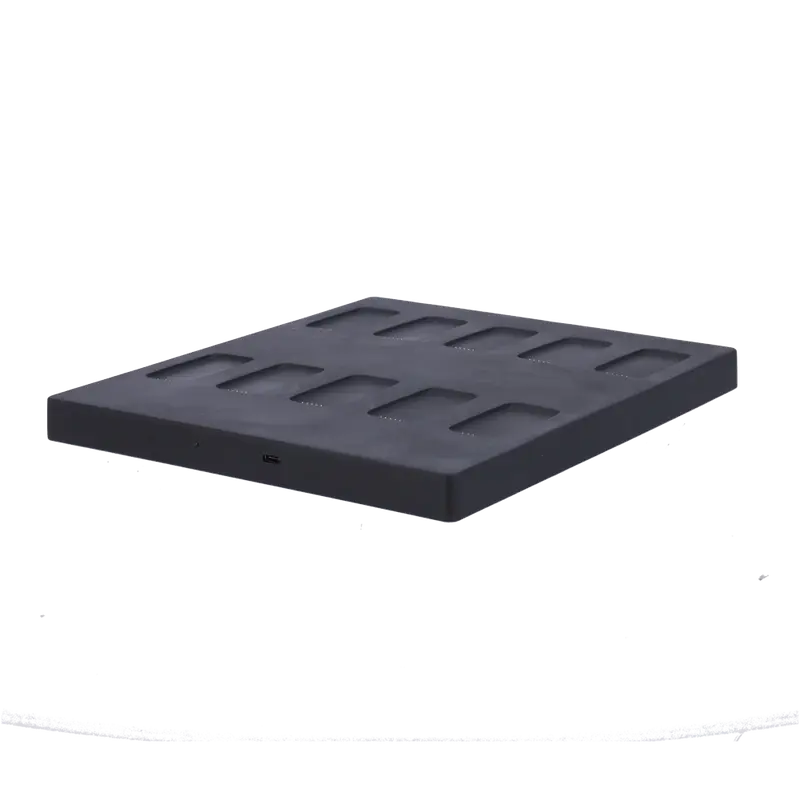 QUECLINK QL-10IN1-CHARGER - Carga simultánea de hasta 10 dispositivos GL30MG - Contactos magnéticos para colocación rápida