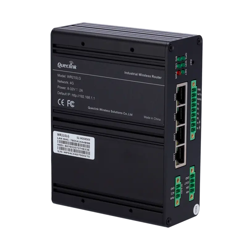 QUECLINK QL-WR210 - Queclink Router 4G LTE Cat 4 - Conectividad confiable con soporte Dual SIM