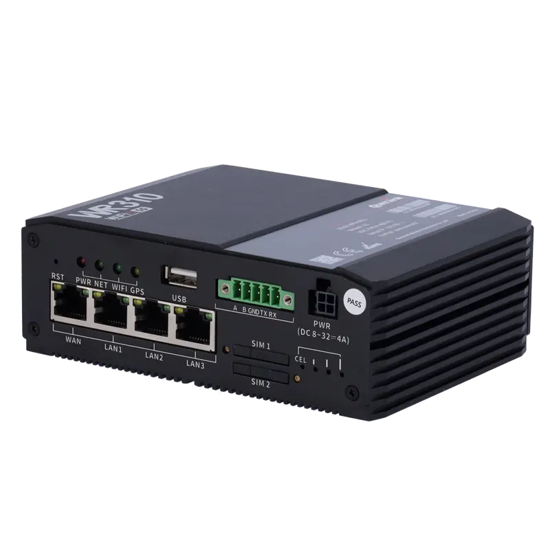 QUECLINK QL-WR310 - Queclink Router 5G SA/NSA 3GPP Rel-16 - Resiliencia superior con Dual SIM auto-switch