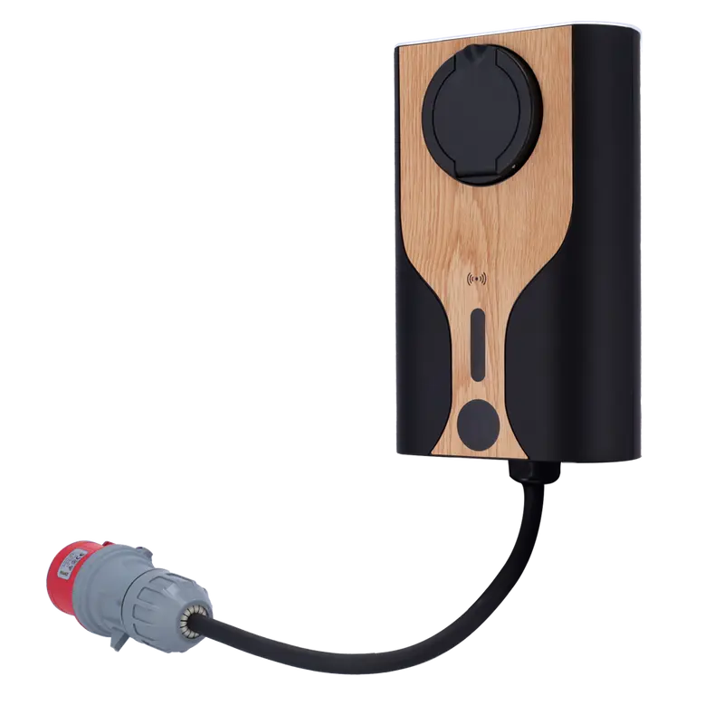 RAEDIAN RD-NORA-22-C3-S - Cargador portable para vehículos eléctricos - Potencia 22kW / 32A / Trifásica - Conector tipo 2