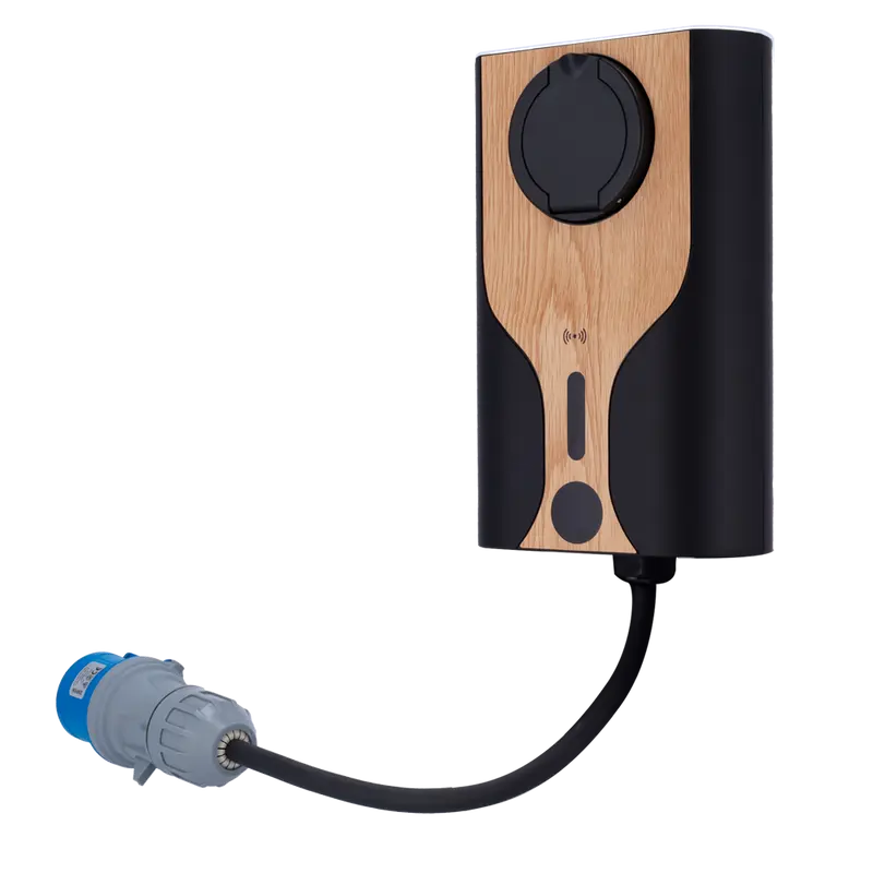 RAEDIAN RD-NORA-7-C1-S-RET - Cargador portable para vehículos eléctricos - Potencia 7,4kW / 32A / Monofásica - Conector tipo 2