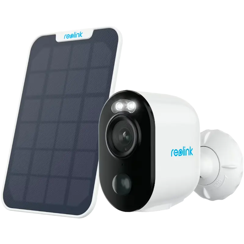 REOLINK RL-ARGUS-ECO-B310-SOLARKIT - Reolink Camara WiFi a Batería con Panel Solar - 3MP (2304 x 1296) - IR 10 m / Sirena